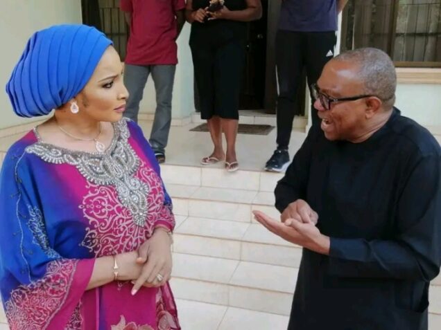 Peter Obi and Bianca Ojukwu